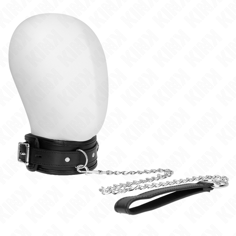 KINK - COLLAR CON CORREA 65 CM MODELO BÁSICO MODELO 1 53 X 6 CM - BDSM & BONDAGE - El Arte del Placer