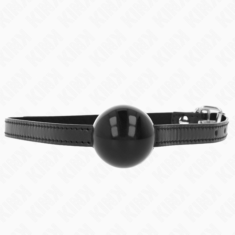 KINK – MORDAZA DE BOLA 4 CM SÓLIDA SIMPLE 65 X 1.5 CM - BDSM & BONDAGE - El Arte del Placer