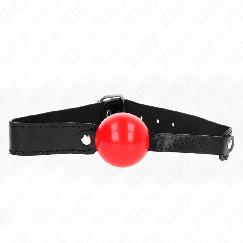 KINK - MORDAZA DE BOLA 4 CM SUAVE DE TPE MODELO 1 66 x 2.5 CM AJUSTABLE 41-61 CM - BDSM & BONDAGE - El Arte del Pla…