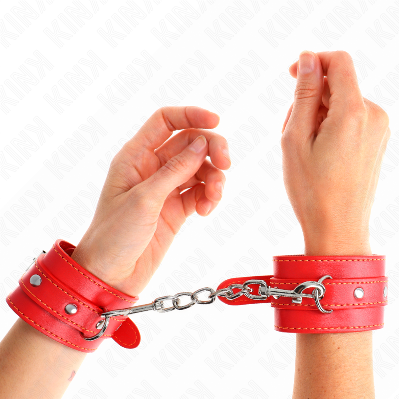KINK – MUÑEQUERAS FINAS AJUSTABLE 21-33 CM - BDSM & BONDAGE - El Arte del Placer