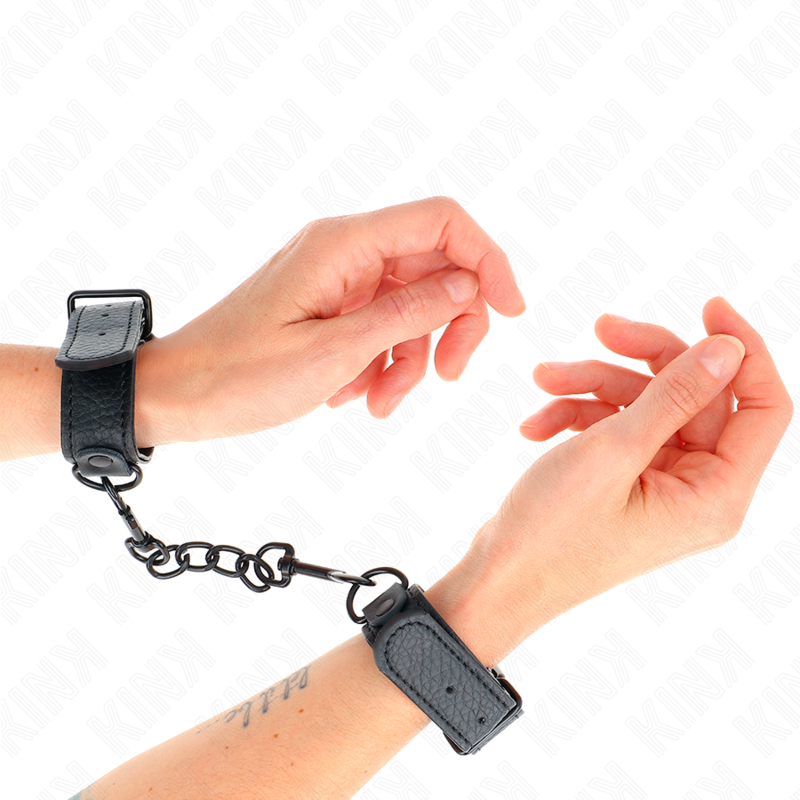 KINK - MUÑEQUERAS PARA PRINCIPIANTES AJUSTABLE 13-23 CM X 2.2 CM - BDSM & BONDAGE - El Arte del Placer