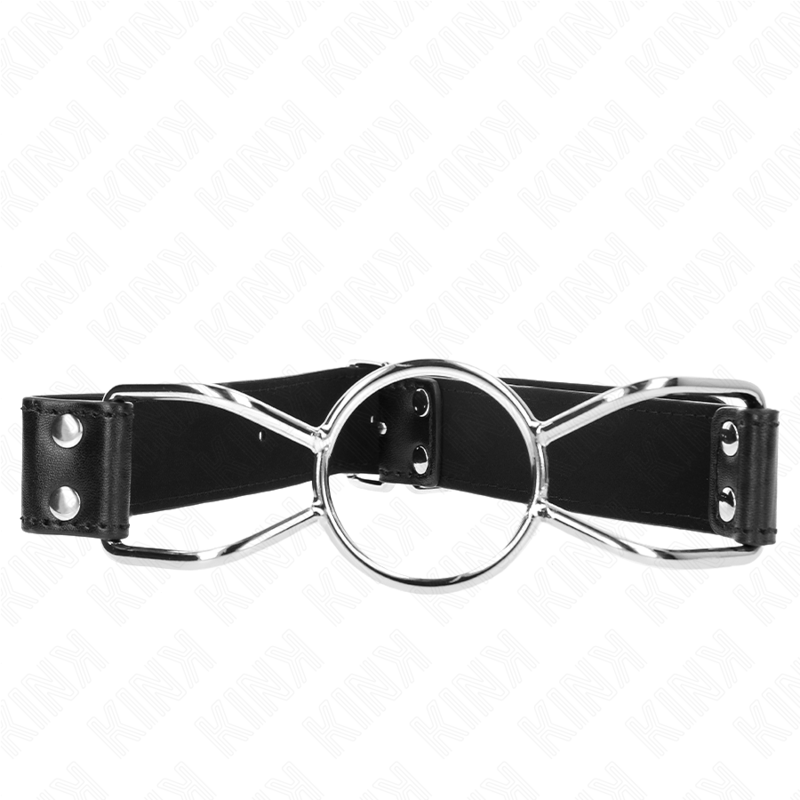 KINK - MORDAZA 60 X 3 CM BOCA DE ARAÑA TALLA L 5 CM - BDSM & BONDAGE - El Arte del Placer