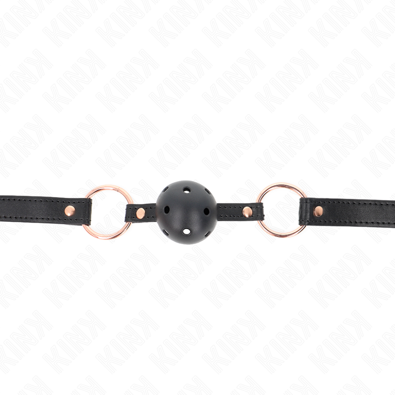 KINK - MORDAZA DE BOLA 4 CM DE TPE PREMIUM 60 x 2 CM - BDSM & BONDAGE - El Arte del Placer