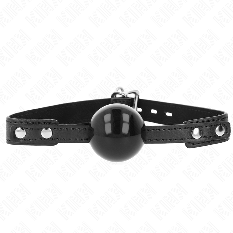 KINK - MORDAZA DE BOLA 4 CM SUAVE DE TPE MODELO 3 60 x 2 CM AJUSTABLE 37-52 CM - BDSM & BONDAGE - El Arte del Placer