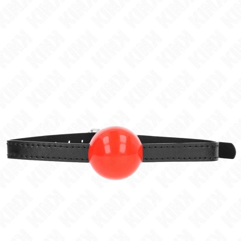 KINK – MORDAZA DE BOLA 4 CM SÓLIDA SIMPLE 65 X 1.5 CM - BDSM & BONDAGE - El Arte del Placer