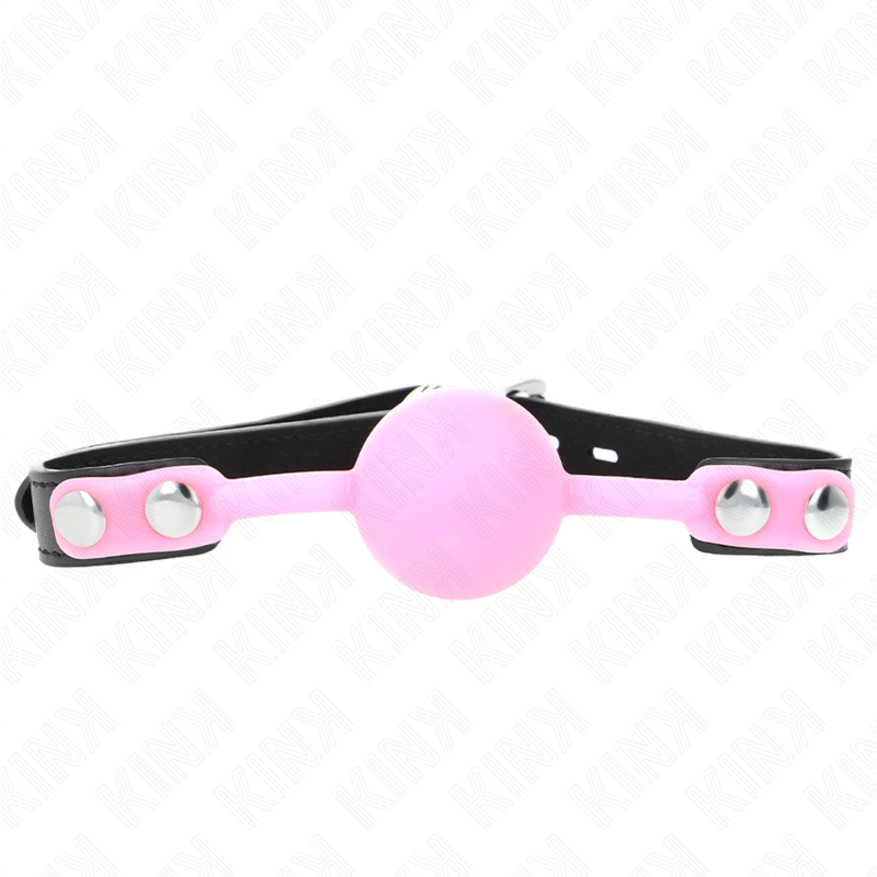 KINK - MORDAZA DE BOLA 4 CM DE SILICONA LUMINOSA 60 x 2 CM - BDSM & BONDAGE - El Arte del Placer