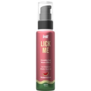 INTT -  LICK ME GEL COMESTIBLE SABOR SANDIA EFECTO CALOR - Con deliciosos Sabores - El Arte del Placer