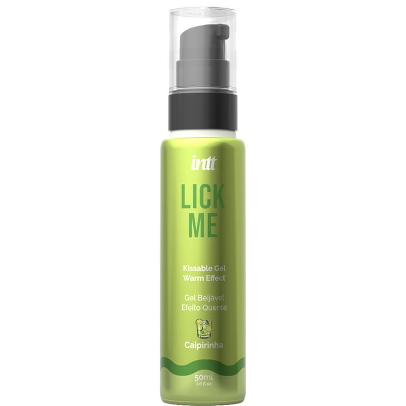 INTT - LICK ME GEL COMESTIBLE SABOR CAIPIRINHA EFECTO CALOR - Con deliciosos Sabores - El Arte del Placer