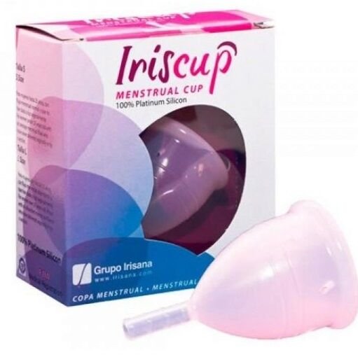 IRISCUP - COPA MESTRUAL ROSA GRANDE + BOLSA ESTERILIZADORA GRATIS - Copas vaginales - El Arte del Placer