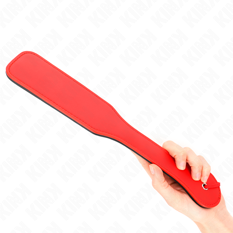 KINK - PALA DE DOS CARAS ROJO Y NEGRO 32 X 6 CM - Artículos BDSM - El Arte del Placer