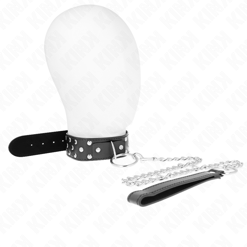 KINK – COLLAR CON CORREA 65 CM REMACHE ANILLA AJUSTABLE CM X 3.8 CM