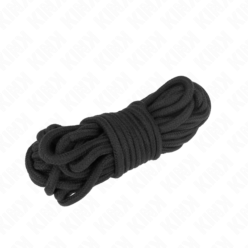 KINK - CUERDA DE ALGODÓN 5 METROS NEGRO - BDSM & BONDAGE - El Arte del Placer