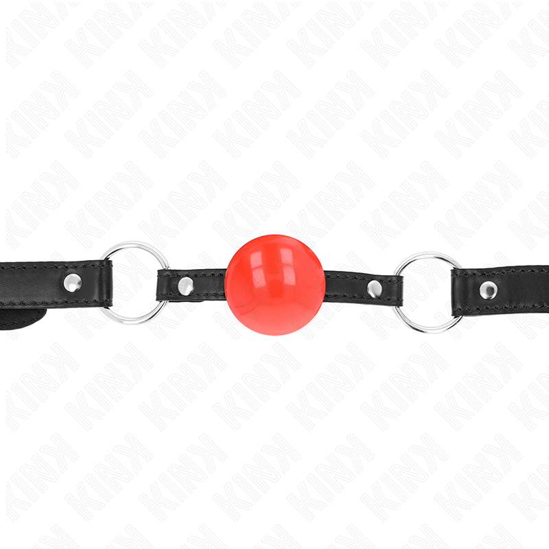 KINK – MORDAZA DE BOLA 4 CM TPE 60 X 2 CM - BDSM & BONDAGE - El Arte del Placer