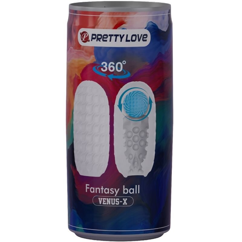 PRETTY LOVE - VENUS X MASTURBADOR MASCULINO MODELO 2 BLANCO - JUGUETES BIENESTAR - El Arte del Placer