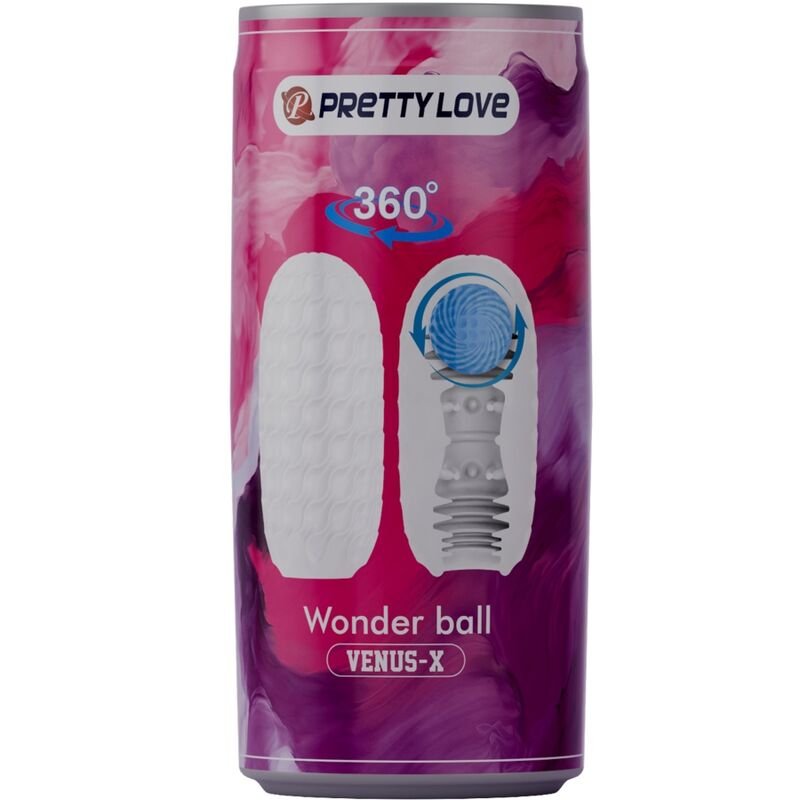 PRETTY LOVE - VENUS X MASTURBADOR MASCULINO MODELO 3 BLANCO - JUGUETES BIENESTAR - El Arte del Placer