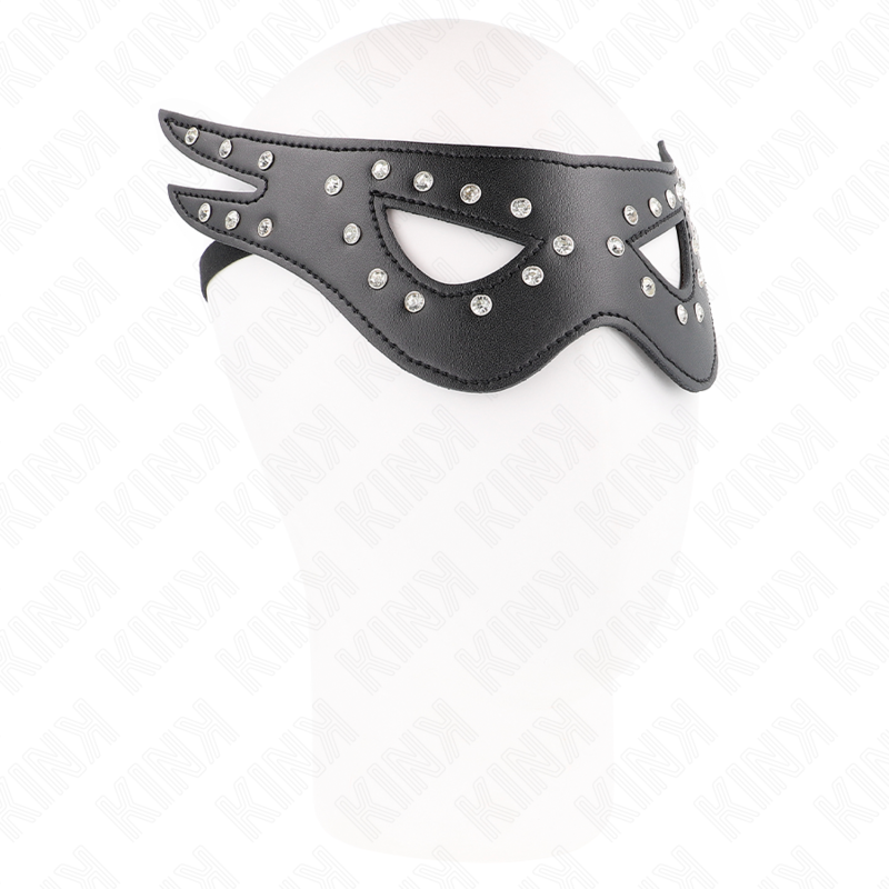 KINK - MÁSCARA DE POLIPIEL SEXY MODELO 2 27 x 13 CM - BDSM & BONDAGE - El Arte del Placer