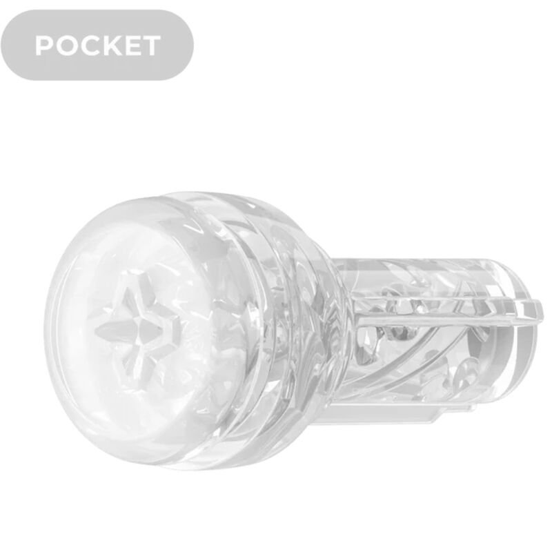 KIIROO - FEEL POCKET STROKER CRYSTAL BY KIIROO TRANSPARENTE - JUGUETES BIENESTAR - El Arte del Placer