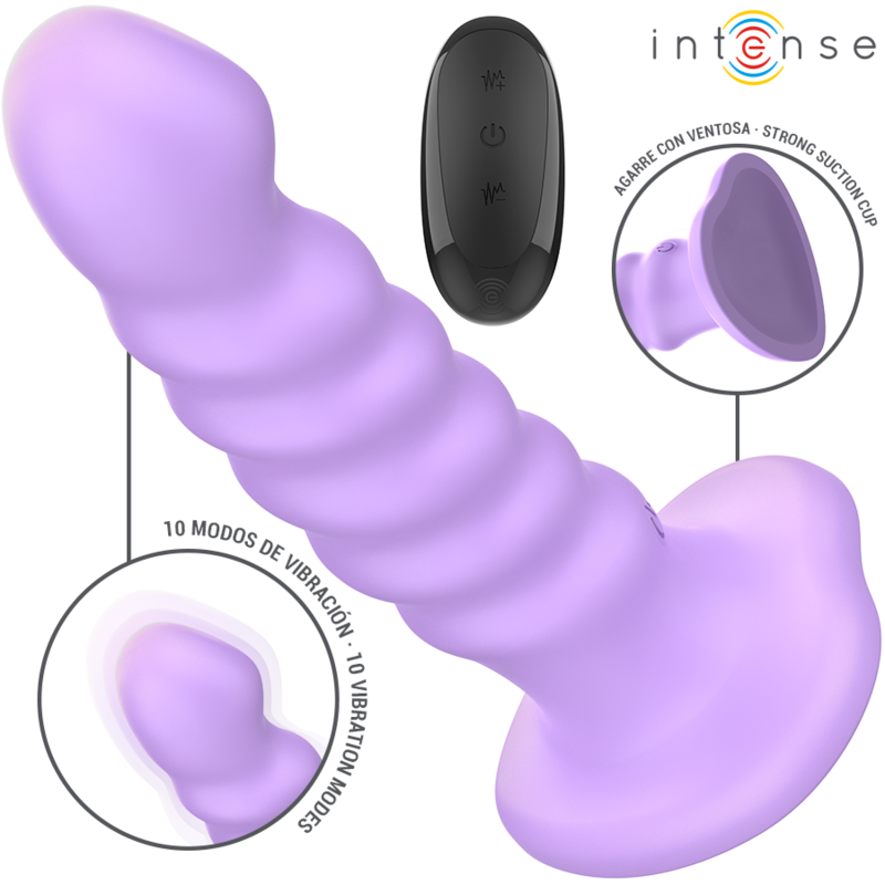 INTENSE – BRENDA VIBRADOR TALLA DISEÑO EN ESPIRAL 10 VIBRACIONES CONTROL REMOTO - JUGUETES BIENESTAR - El Arte de…