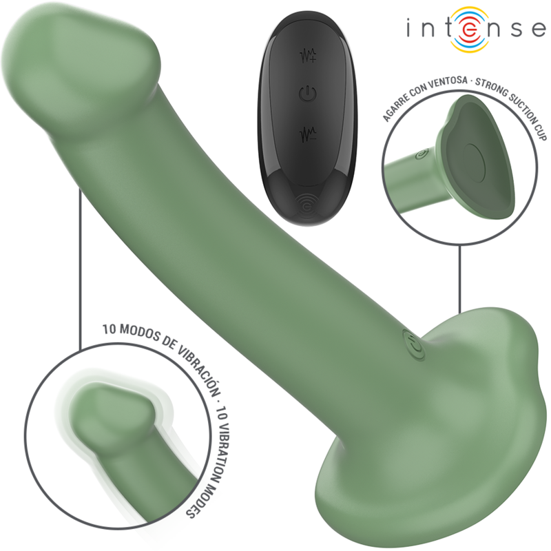 INTENSE – BECCA VIBRADOR CON VENTOSA 10 VIBRACIONES CONTROL REMOTO - JUGUETES BIENESTAR - El Arte del Placer
