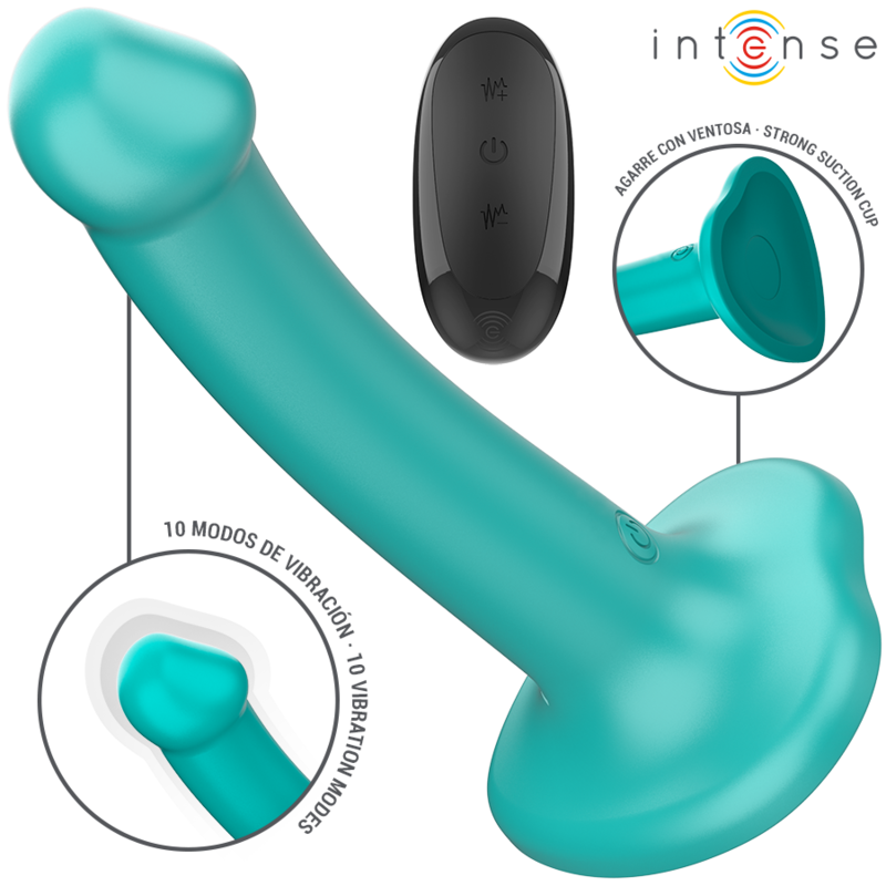 INTENSE – KATIE VIBRADOR CON VENTOSA 10 VIBRACIONES OSCURO CONTROL REMOTO - JUGUETES BIENESTAR - El Arte del Plac…