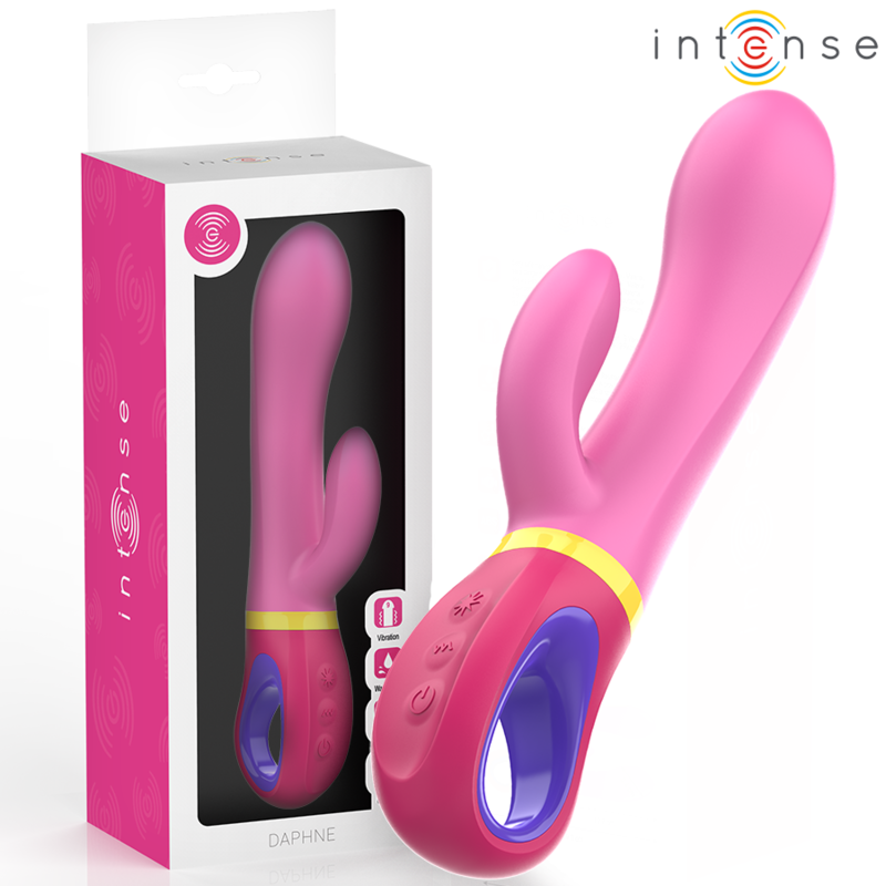 INTENSE - DAPHNE VIBRADOR RABBIT ROSA - JUGUETES BIENESTAR - El Arte del Placer