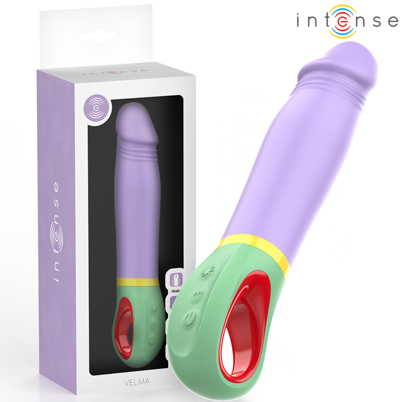 INTENSE - VELMA VIBRADOR CLÁSICO MORADO - JUGUETES BIENESTAR - El Arte del Placer