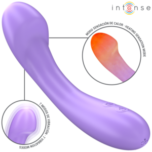 INTENSE – BECKY VIBRADOR 19 CM CALENTABLE 7 VIBRACIONES - JUGUETES BIENESTAR - El Arte del Placer