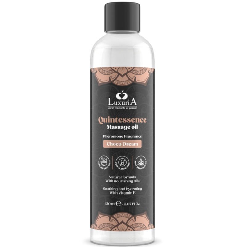 INTIMATELINE LUXURIA - ACEITE DE MASAJES CHOCOLATE 150 ML - Aceites con Sabores - El Arte del Placer