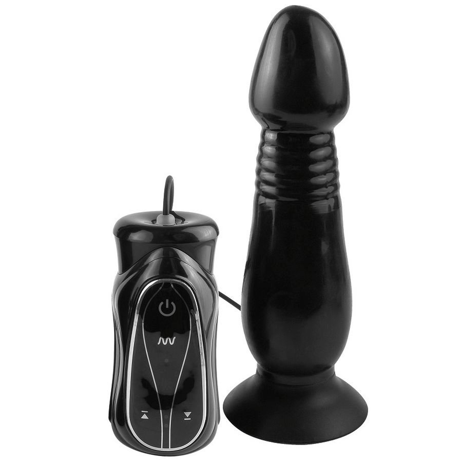 ANAL FANTASY – VIBRATING THRUSTER PLUG ANAL VIBRADOR CON CONTROL REMOTO Y VENTOSA - Anal - El Arte del Placer