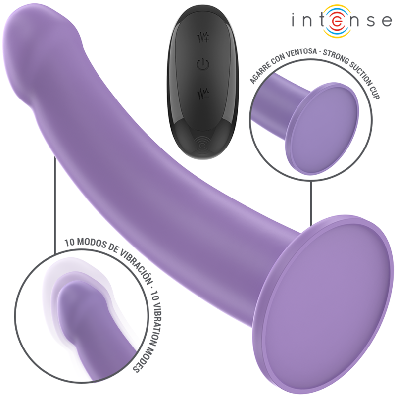 INTENSE – EDDIE VIBRADOR 17,5 CM 10 VIBRACIONES CONTROL REMOTO - JUGUETES BIENESTAR - El Arte del Placer
