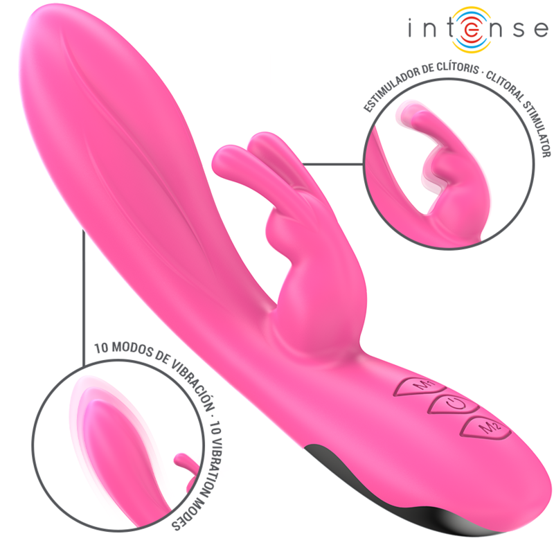 INTENSE – RANDALL VIBRADOR RABBIT 10 VIBRACIONES - JUGUETES BIENESTAR - El Arte del Placer
