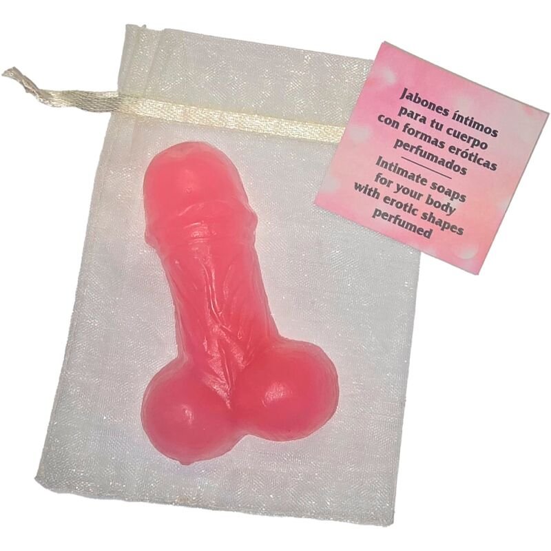 DIABLO PICANTE - JABÓN PERFUMADO FORMA PENE ROSA - Artículos divertidos - El Arte del Placer