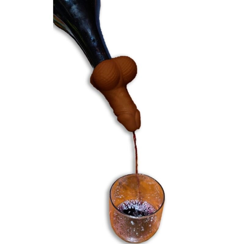 DIABLO PICANTE - DECANTADOR DE VINO FORMA PENE MULATO - Artículos divertidos - El Arte del Placer