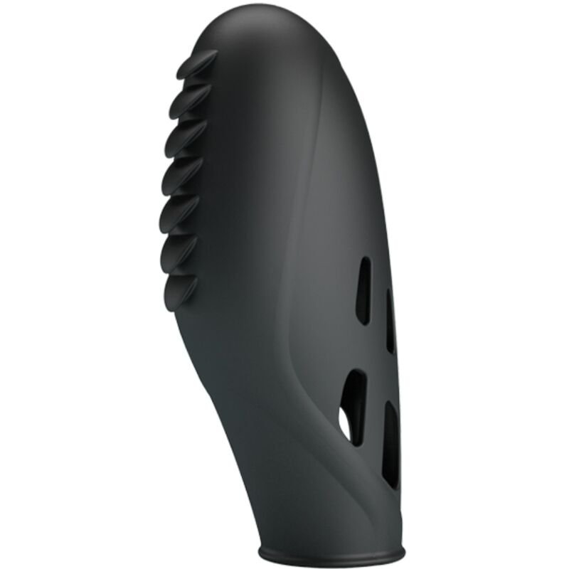 PRETTY LOVE - GILO VIBRADOR DE DEDO SILICONA NEGRO - JUGUETES BIENESTAR - El Arte del Placer