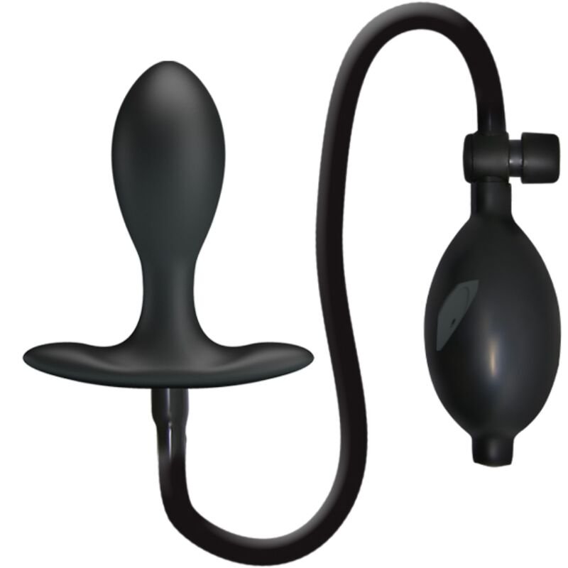 PRETTY LOVE - PLUG ANAL INFLABLE NEGRO - Anal - El Arte del Placer