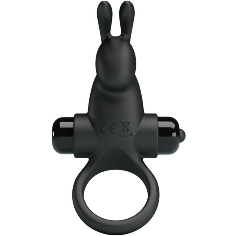 PRETTY LOVE - ANILLO VIBRADOR + ESTIMULADOR RABBIT CLÍTORIS 10 VIBRACIONES NEGRO - Accesorios para el pene - El Arte de…