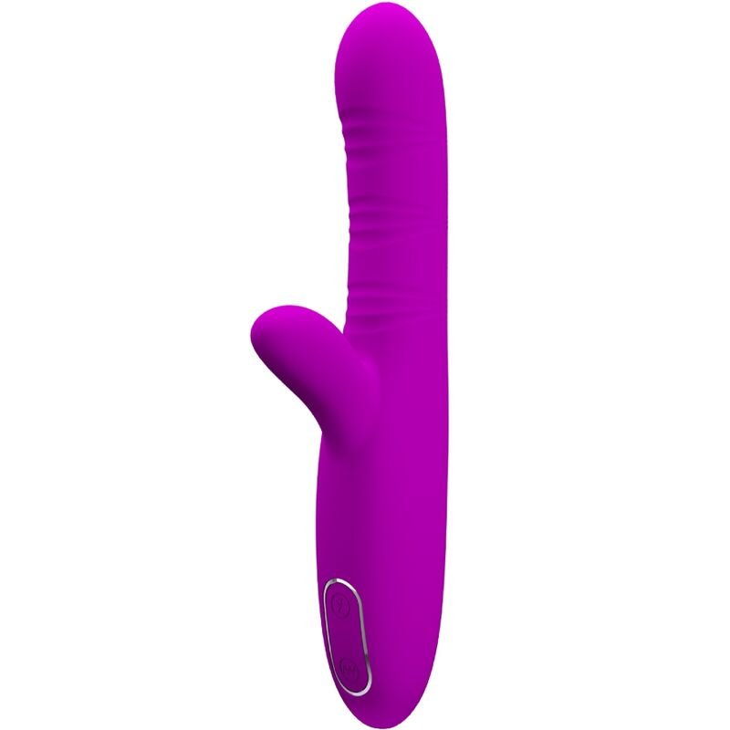 PRETTY LOVE - ANGELIQUE VIBRADOR MULTIFUNCIÓN + ESTIMULADOR DE CLÍTORIS MORADO - JUGUETES BIENESTAR - El Arte del Placer