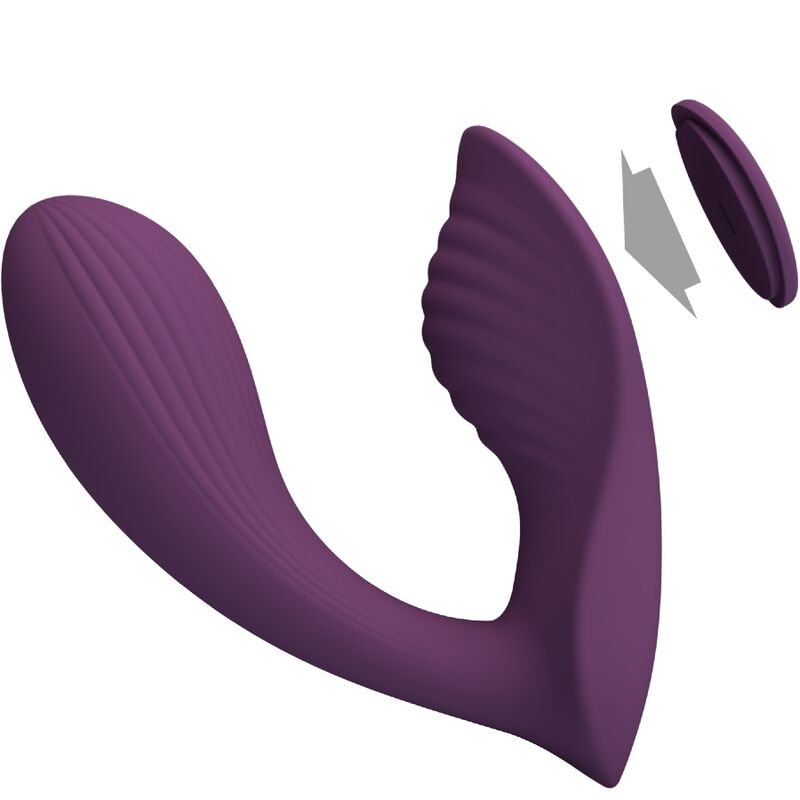 PRETTY LOVE - FRANZ MASAJEADOR & VIBRADOR APP GRATUTITA MORADO - JUGUETES BIENESTAR - El Arte del Placer