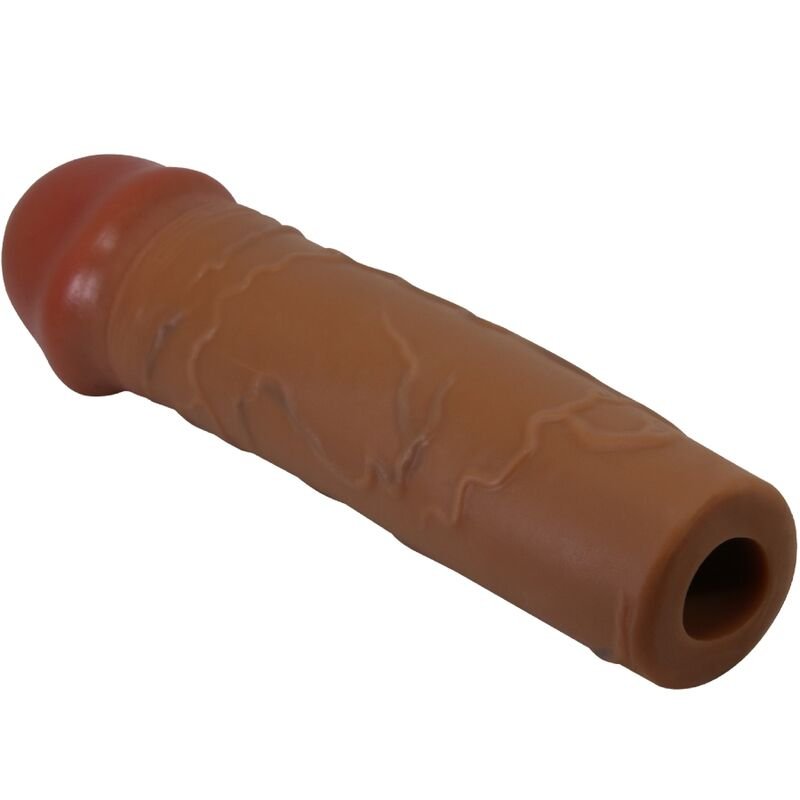 PRETTY LOVE - NILE FUNDA PARA PENE CON EXTENSIÓN DE 2.5 CM MULATO - Accesorios para el pene - El Arte del Placer
