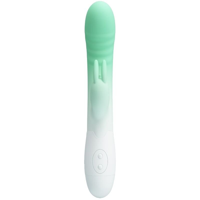 PRETTY LOVE - CERBERUS VIBRADOR RABBIT 3O VIBRACIONES VERDE - JUGUETES BIENESTAR - El Arte del Placer