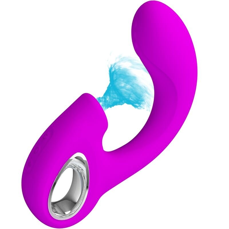 PRETTY LOVE - SIBEL VIBRADOR PUNTO G + ESTIMULADOR CLÍTORIS 10 VIBRACIONES MORADO - JUGUETES BIENESTAR - El Arte del Pl…