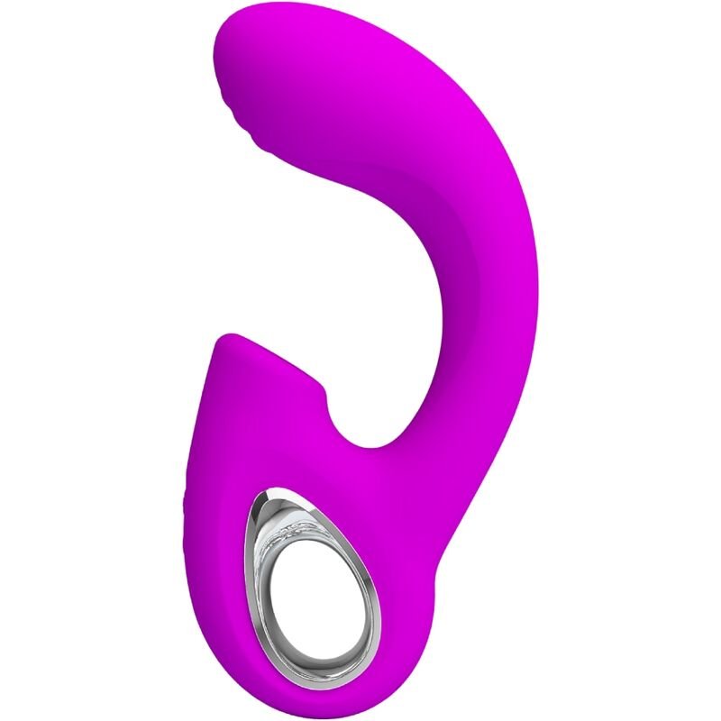 PRETTY LOVE - SIBEL VIBRADOR PUNTO G + ESTIMULADOR CLÍTORIS 10 VIBRACIONES MORADO - JUGUETES BIENESTAR - El Arte del Pl…
