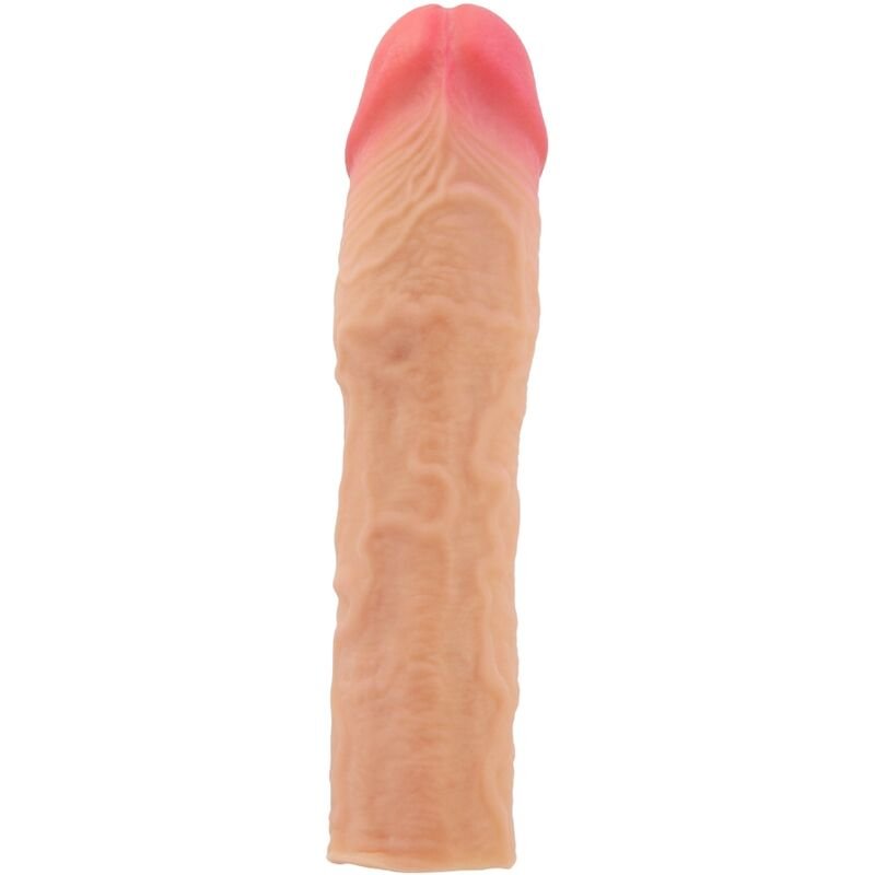 PRETTY LOVE - STEVENSON FUNDA PENE CON EXTENSIÓN DE 7.6 CM NATURAL - Accesorios para el pene - El Arte del Placer