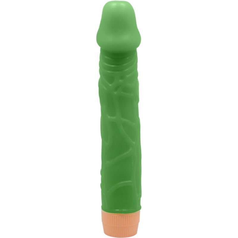 BAILE - BILL VIBRADOR REALÍSTICO 22.5 CM VERDE - JUGUETES BIENESTAR - El Arte del Placer