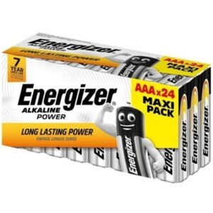 ENERGIZER - ALKALINE POWER PILA ALCALINA AAA LR03 CAJA*24 (3 CAJITAS*8 PILAS) - ARTÍCULOS VARIOS - El Arte del Placer