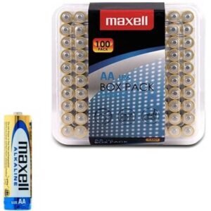 MAXELL - PILA ALCALINA AA LR6 PACK*100 PILAS - ARTÍCULOS VARIOS - El Arte del Placer