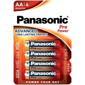 PANASONIC - PRO POWER PILA ALCALINA AA LR6 BLISTER*4 - ARTÍCULOS VARIOS - El Arte del Placer