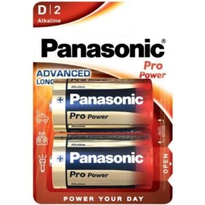 PANASONIC - PRO POWER PILA ALCALINA D LR20 BLISTER*2 - ARTÍCULOS VARIOS - El Arte del Placer