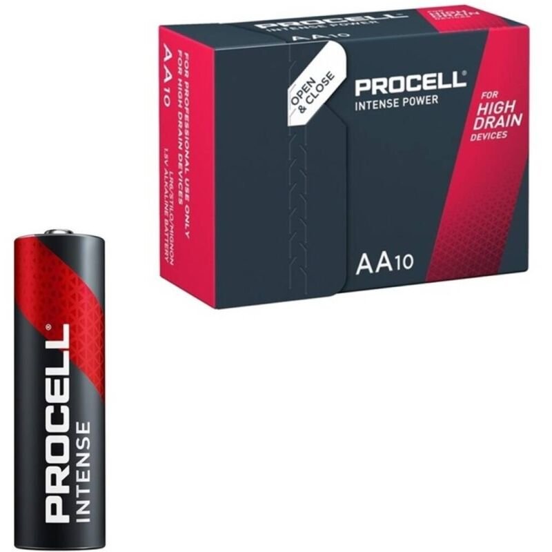 PROCELL - INTENSE POWER ALCALINA LR6 AA 1,5V CAJA*10 - ARTÍCULOS VARIOS - El Arte del Placer