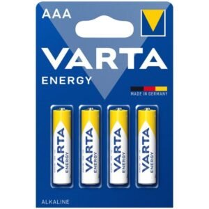 VARTA - ENERGY PILA ALCALINA AAA LR03 BLISTER*4 - ARTÍCULOS VARIOS - El Arte del Placer